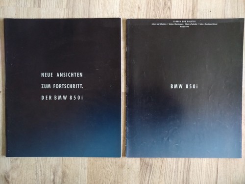 Bmw 8er 850i brochure - bmw, 2.1989