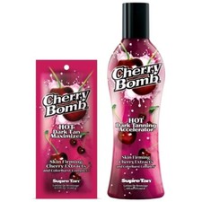 Supre Tan Cherry Bomb Hot Tingle Dark Tanning Sunbed lotion Nº1 Best Seller SALE