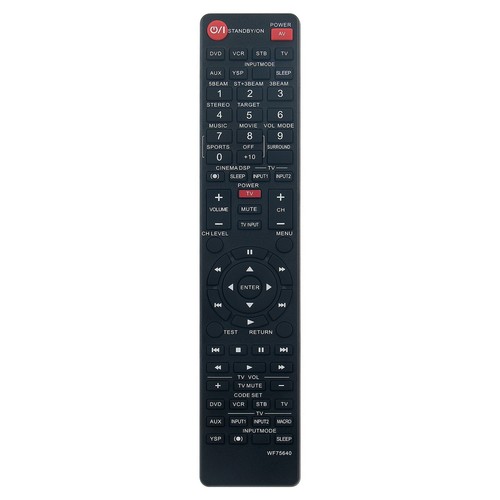Wf75640 remote control - wf75640, replace