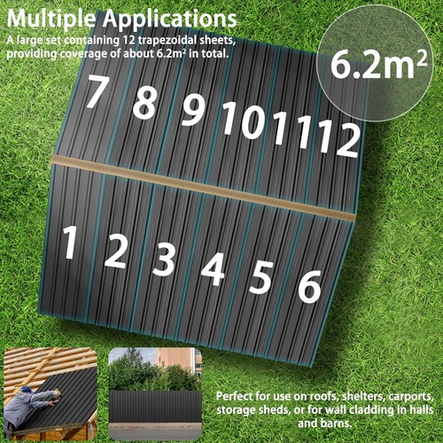 12x corrugated roof - corrugated, sheets