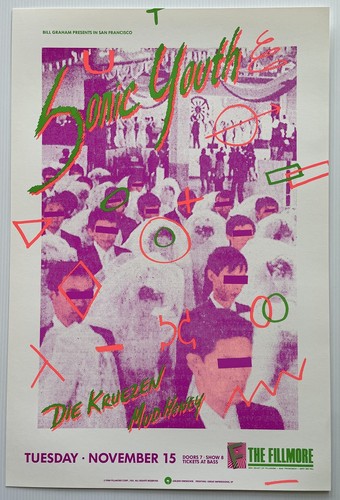 Sonic youth concert poster - concert, at