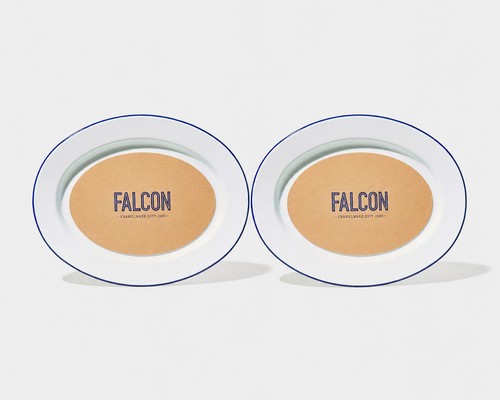 Falcon enamelware oval serving - falcon,