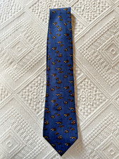 Hermes 100% Silk tie - Blue