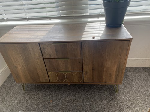 Dunelm small sideboard teak - dunelm,
