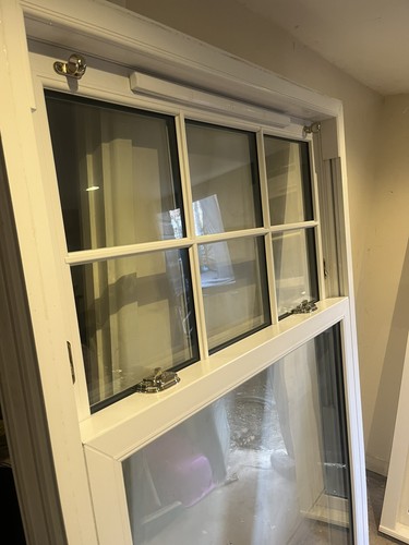 Middle bay upvc sliding sash - middle,