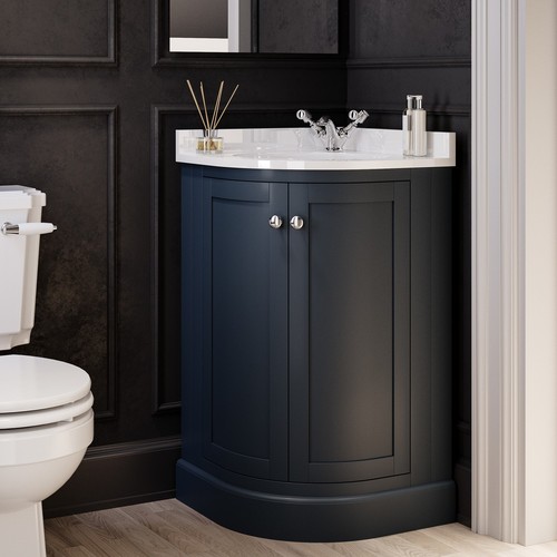 500mm blue curved corner - 500mm,