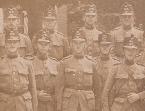 Ww1 swiss army soldiers group - swiss,