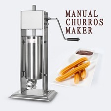 5L Churros & Donut Maker with 4 Nozzles, Spanish-Style Churrera Churros Machine