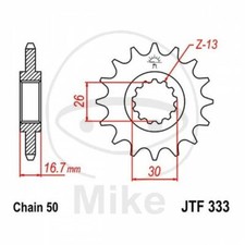 SPROCKET Z15 530 726.36.68 FOR HONDA 900 CBR RR FIREBLADE 2000-2003