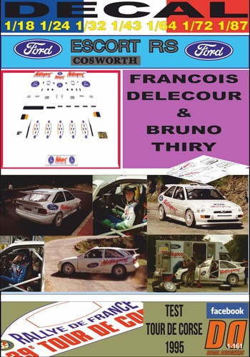 Decal ford escort cosworth - ford, rs