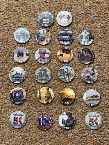 Military exchange pogs - pogs, from