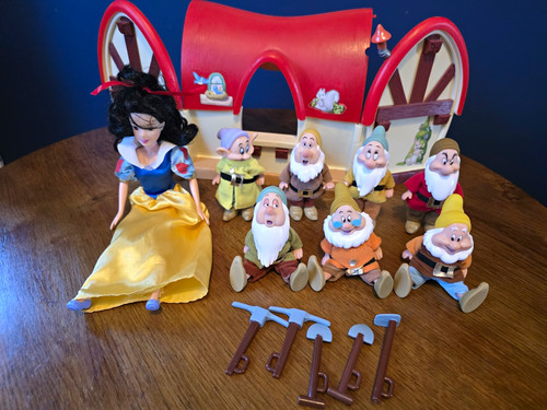 Disney snow white dwarfs - white, 7