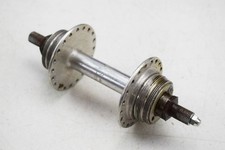 CHATER LEA ALLOY VINTAGE BICYCLE REAR HUB, 1950s, DOUBLE FIXED, 40H, SILVER