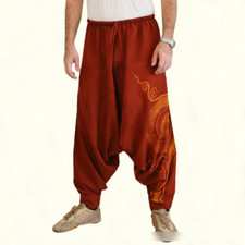 Men Harem Pants Printed Yoga