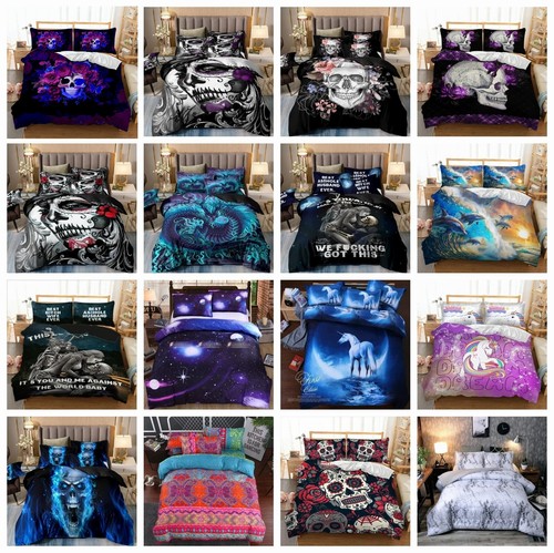 Gothic skull duvet cover - skull,