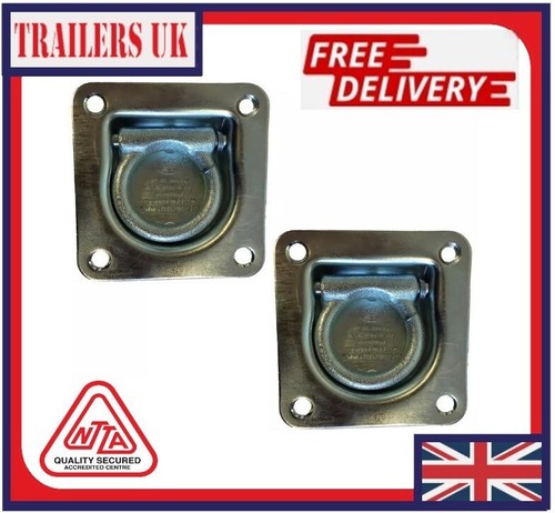 Recessed flush fit lashing - x, recessed/flush