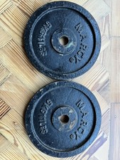 Marcy 2x 5kg Weight Plates 1"