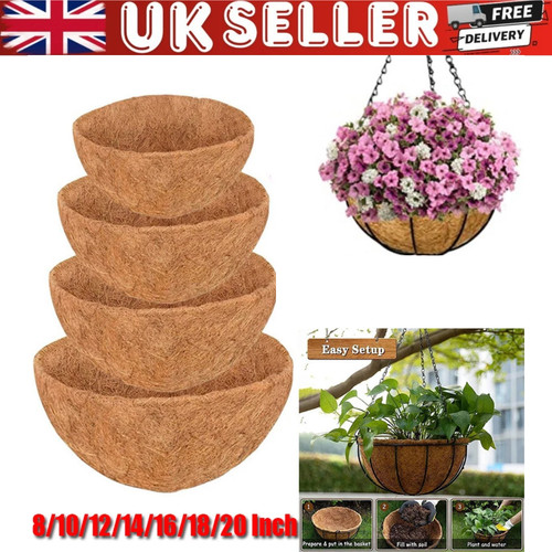 Round hanging basket liner - round,