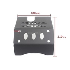 For Triumph Bonneville Bobber T100 Black Engine Protector Guard Cover Skid Plate