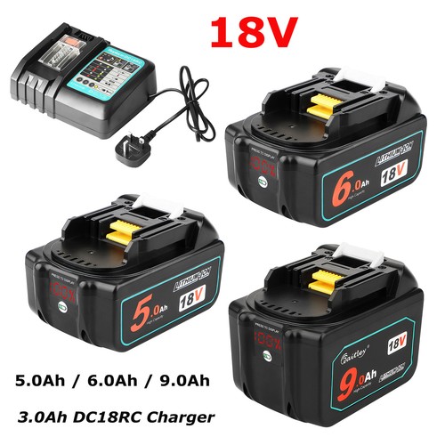 18v 9a bl1860 led - 5a,