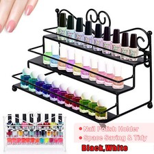 3-Shelf Metal Nail Polish Wall