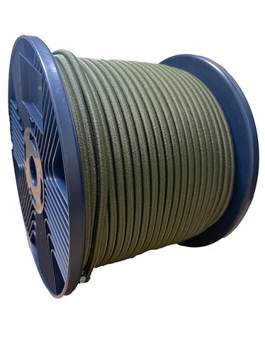 Olive green elastic - -,