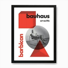 Bauhaus As A Life Art Print Framed Wall Art Poster Canvas Print Picture