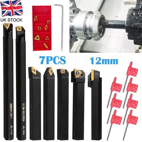 7pcs 12mm shank lathe boring - 7pcs,