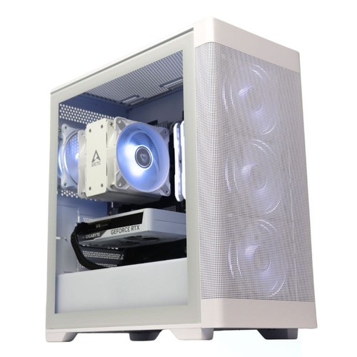 White rtx 5060 gaming - pc, |