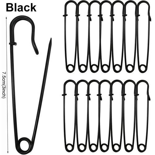 Silver safety pins extra - pins,