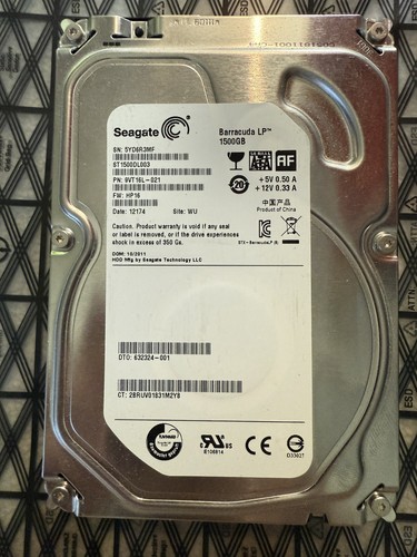 Seagate barracuda st1500dl003 - seagate,