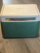 Vintage Coleman Model 5210 Portable CoolBox FlipLid Retro Classic Camping Cooler