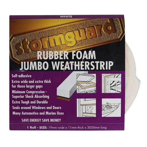 White jumbo foam draught - jumbo,