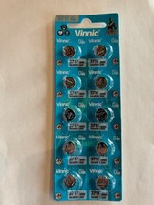 2/5/10 Pcs Vinnic 371 SR920W AG6 SR69 1.55V Silver Oxide Watch Batteries