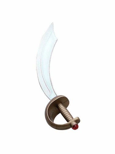 Gold arabian pirate sword - gold,