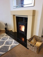 Stone Fireplace Mantel