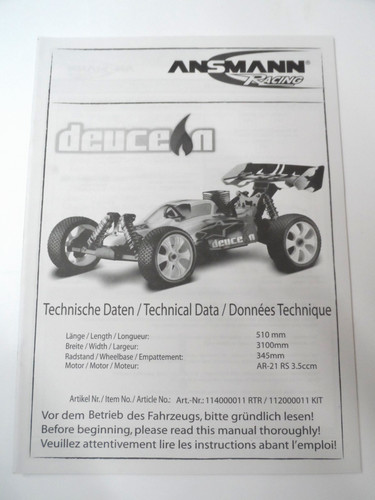 New ansmann deuce nitro - new,