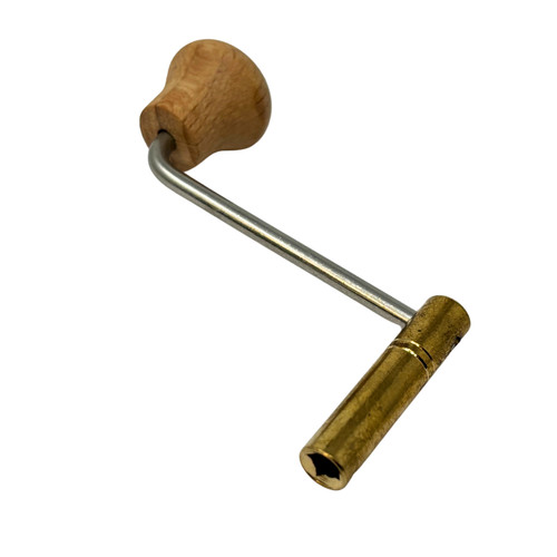 Clock crank key brass - clock,