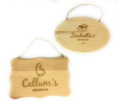 Personalised wooden hanging - wooden,