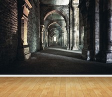 Medieval Stone Walls Arch