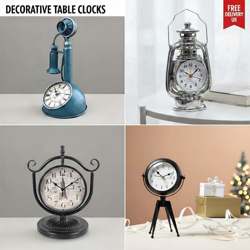 Decorative table clock - table,