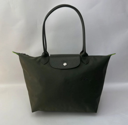 Longchamp tote dark green - longchamp,