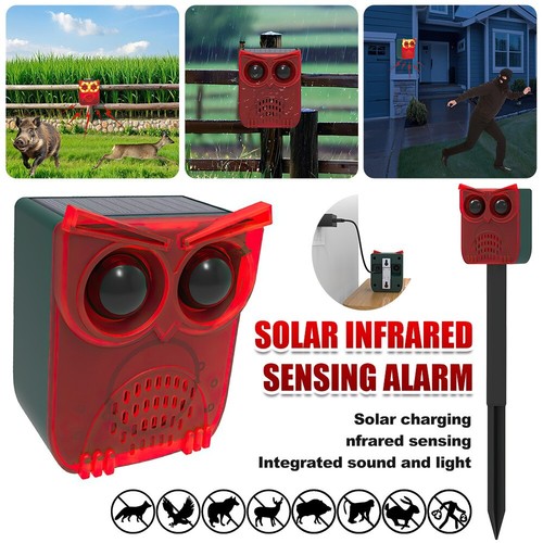 Solar alarm light lamp - alarm, sensor