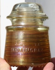 Carnival Glass CD 142 Hemingray TS-2 Glass Insulator