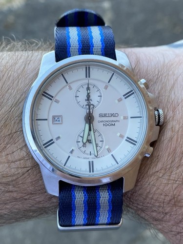 Seiko 7t94 quartz pilot - quartz,