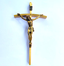 Solid Brass Cross Crucifix