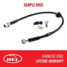 Front HEL Stainless Brake Hose for VAUXHALL CHEVETTE Hatch 1300 42kW HS02550