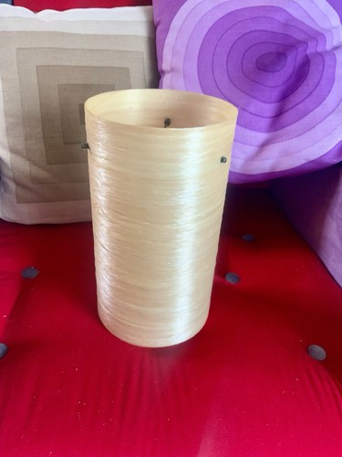Vintage fibreglass lampshade - vintage,
