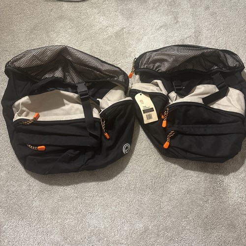 Real twin panniers - real, bicycle