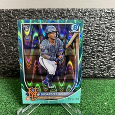 2025 Bowman Chrome Aqua Ray Wave Refractor Luisangel Acuna RC /199